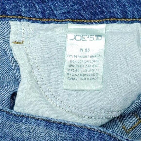 JOE'S Medium Wash Straight Ankle Jeans - Picture 10 of 10